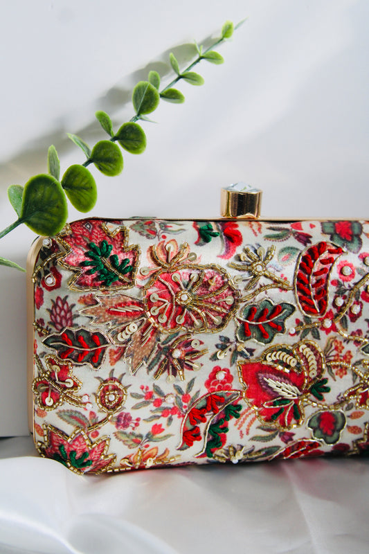 Amaya Floral Clutch