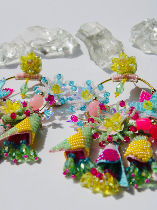 Cornetto Rainbow Earrings