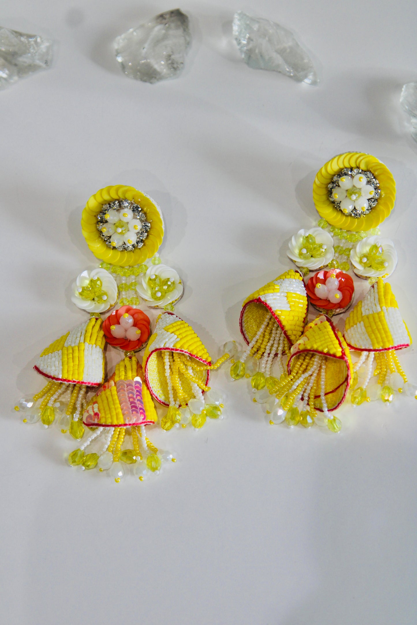 Yellow Cornetto Earrings